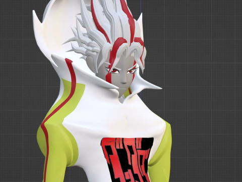Okarun Turbo Granny Form - Dandadan 3D Модель