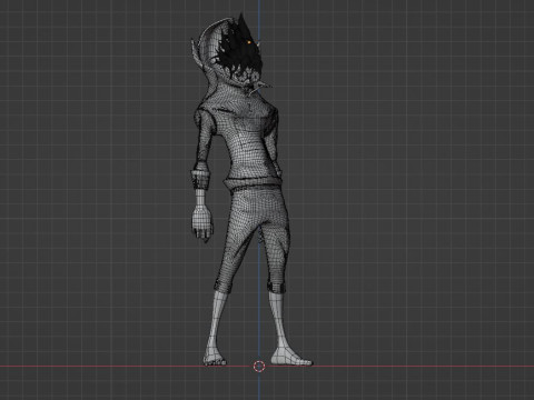 Okarun Turbo Granny Form - Dandadan 3D Модель