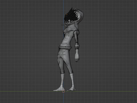Okarun Turbo Granny Form - Dandadan 3D Модель
