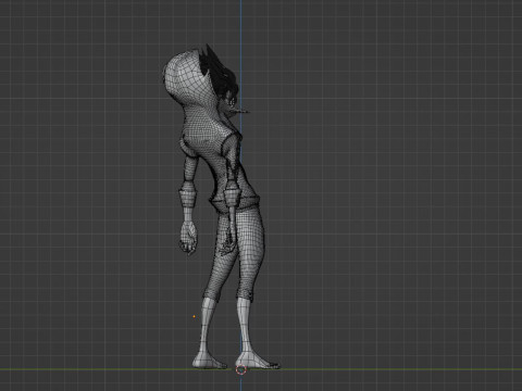 Okarun Turbo Granny Form - Dandadan 3D Модель