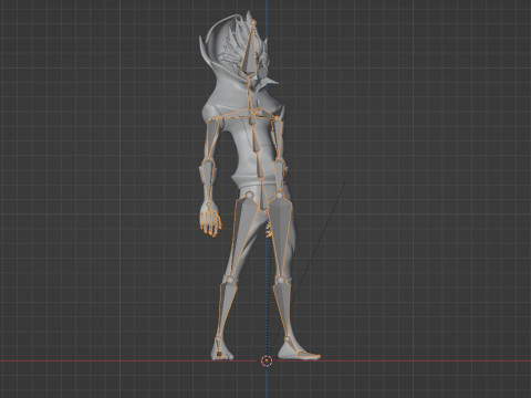 Okarun Turbo Granny Form - Dandadan 3D Модель