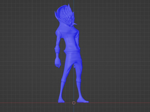 Okarun Turbo Granny Form - Dandadan 3D Модель