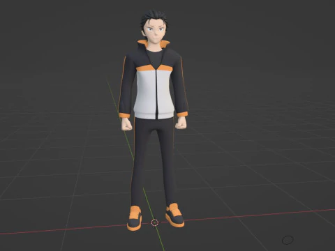 Natsuki Subaru - ReZero 3D Model