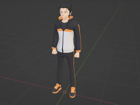 Natsuki Subaru - ReZero 3D Model