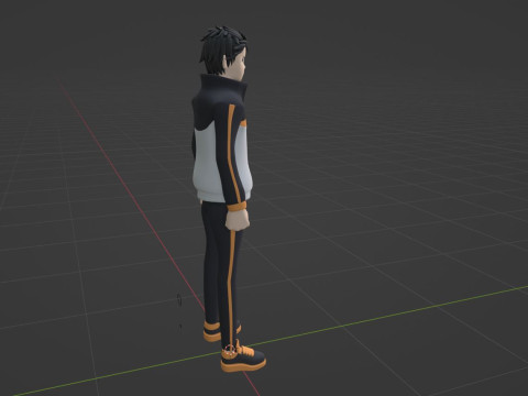 Natsuki Subaru - ReZero Modello 3D