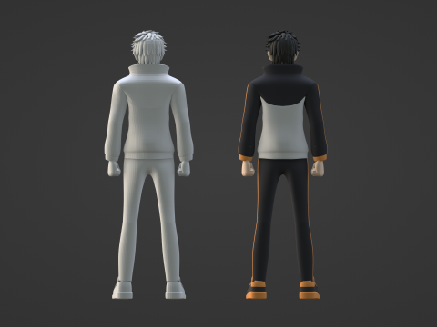 Natsuki Subaru - ReZero Modello 3D