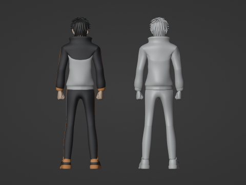 Natsuki Subaru - ReZero Modello 3D