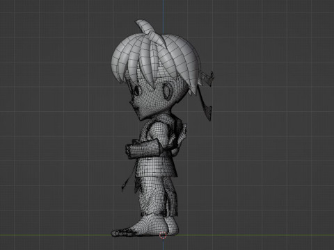 Ryu SD - Street Fighter 3Dモデル