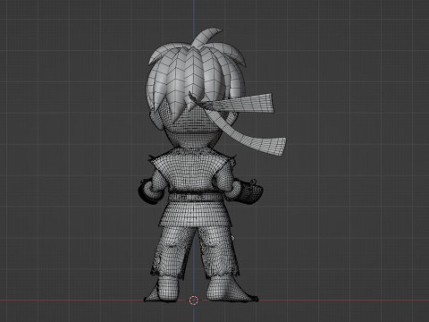 Ryu SD - Street Fighter 3Dモデル
