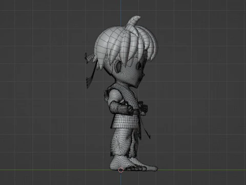 류SD - 스트리트 파이터 3D 모델