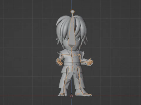 Ken SD - Street Fighter 3D Model