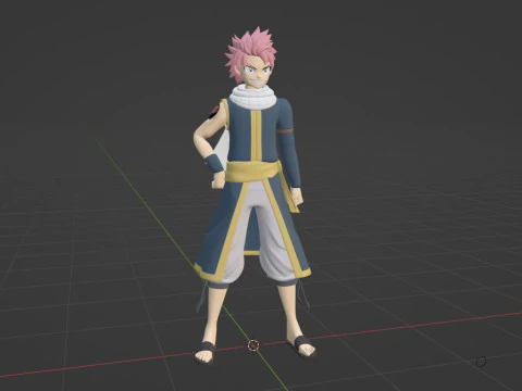 Natsu Dragneel - Fairy Tail 3D Model