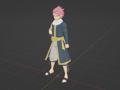 Natsu Dragneel - Fairy Tail 3D Model