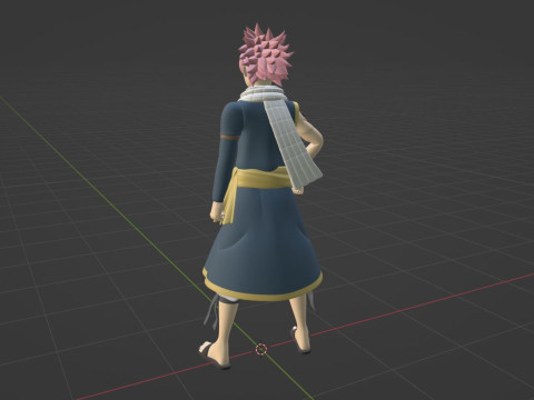 Natsu Dragneel - Fairy Tail 3D Model