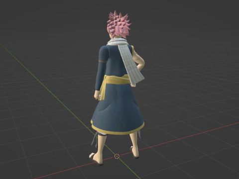 Natsu Dragneel - Fairy Tail 3D Model