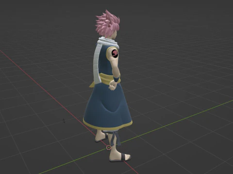 Natsu Dragneel - Fairy Tail 3D Model