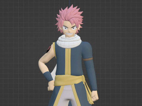 Natsu Dragneel - Fairy Tail 3D Model