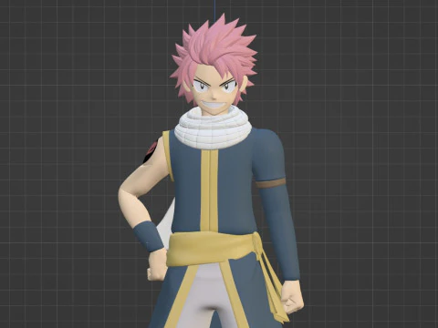 Natsu Dragneel - Fairy Tail 3D Model