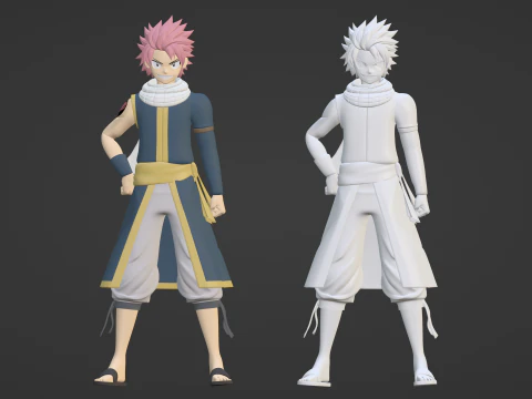 Natsu Dragneel - Fairy Tail 3D Model