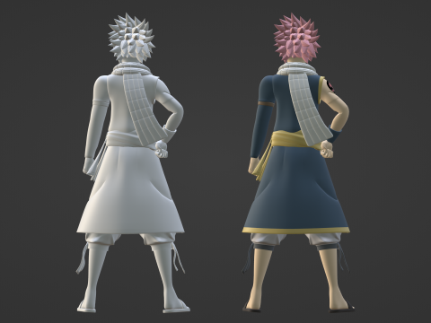 Natsu Dragneel - Fairy Tail 3D Model