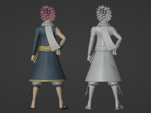 Natsu Dragneel - Fairy Tail 3D Model