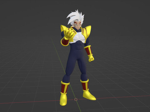 Super Baby Vegeta 2 - Dragonball GT 3D Модель