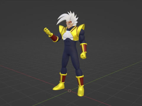 Super Baby Vegeta 2 - Dragonball GT 3D Модель