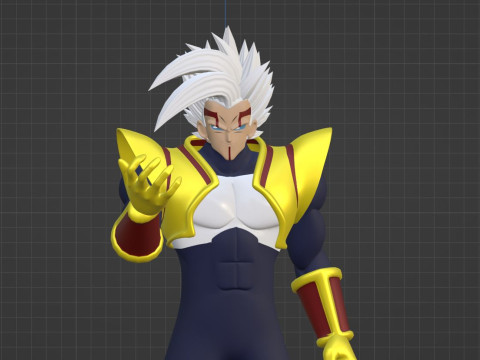 Super Baby Vegeta 2 - Dragonball GT 3D Модель