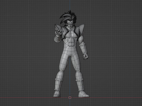 Super Baby Vegeta 2 - Dragonball GT 3D Модель