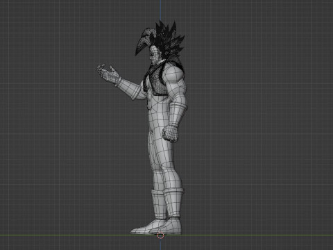 Super Baby Vegeta 2 - Dragonball GT 3D Модель