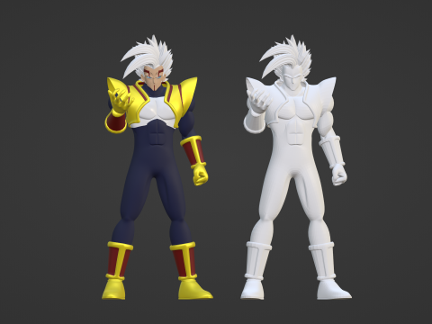 Super Baby Vegeta 2 - Dragonball GT 3D Модель