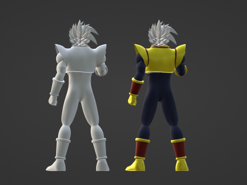 Super Baby Vegeta 2 - Dragonball GT 3D Модель