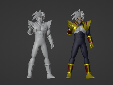 Super Baby Vegeta 2 - Dragonball GT 3D Модель