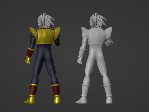 Super Baby Vegeta 2 - Dragonball GT 3D Модель