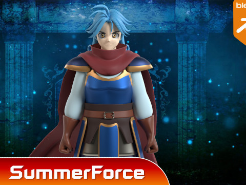 Avan - Dragon Quest The Adventure of Dai Model 3D