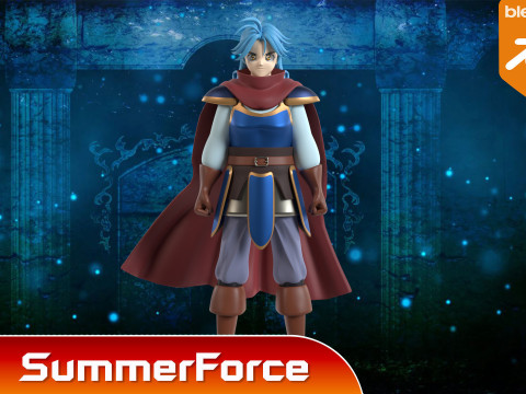 Avan - Dragon Quest The Adventure of Dai Model 3D