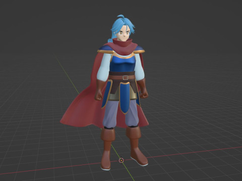 Avan - Dragon Quest The Adventure of Dai Model 3D
