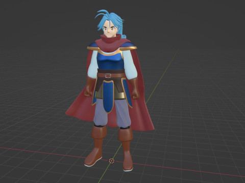 Avan - Dragon Quest The Adventure of Dai Model 3D