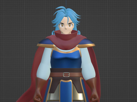 Avan - Dragon Quest The Adventure of Dai Model 3D
