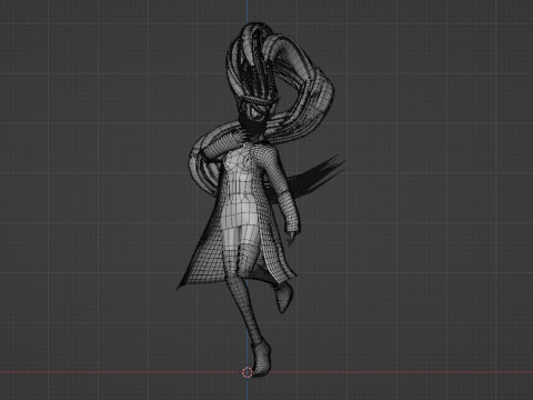 Aira Acrobatic Silky Form - Dandadan Model 3D