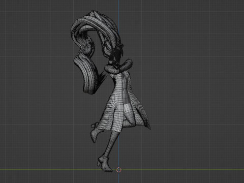 Aira Acrobatic Silky Form - Dandadan Model 3D