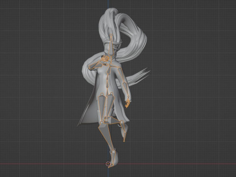 Aira Acrobatic Silky Form - Dandadan Model 3D