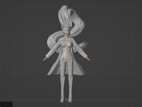 Aira Acrobatic Silky Form - Dandadan Model 3D
