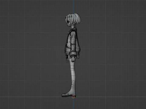 Amate Yuzuriha - Gundam GQuuuuuuX Model 3D