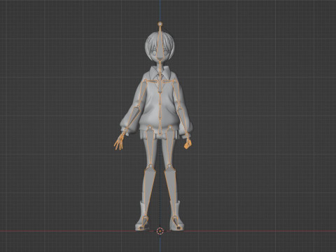 Amate Yuzuriha - Gundam GQuuuuuuX Model 3D