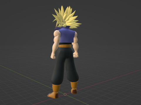 SSJ Trunks - Dragonball 3D 模型