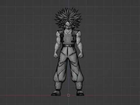 SSJ Trunks - Dragonball 3D Model