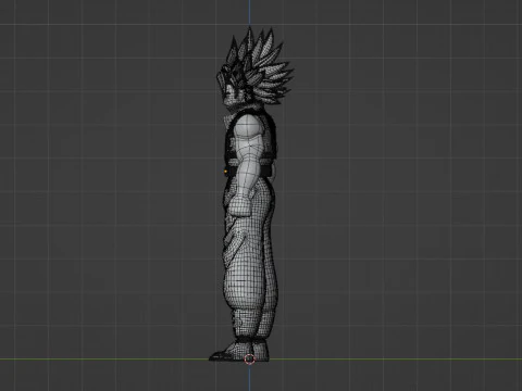 SSJ Trunks - Dragonball 3D Model