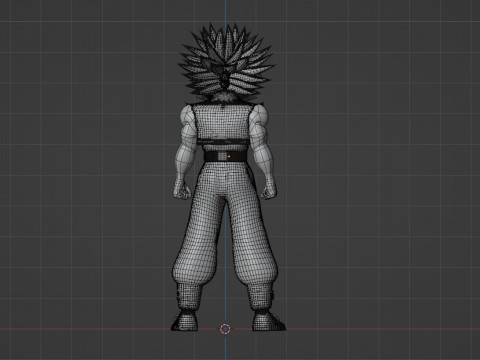 SSJ Trunks - Dragonball 3D 模型