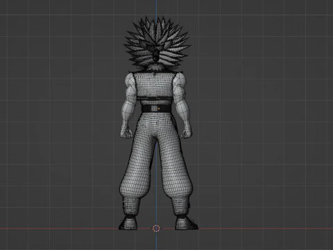 SSJ Trunks - Dragonball 3D Model